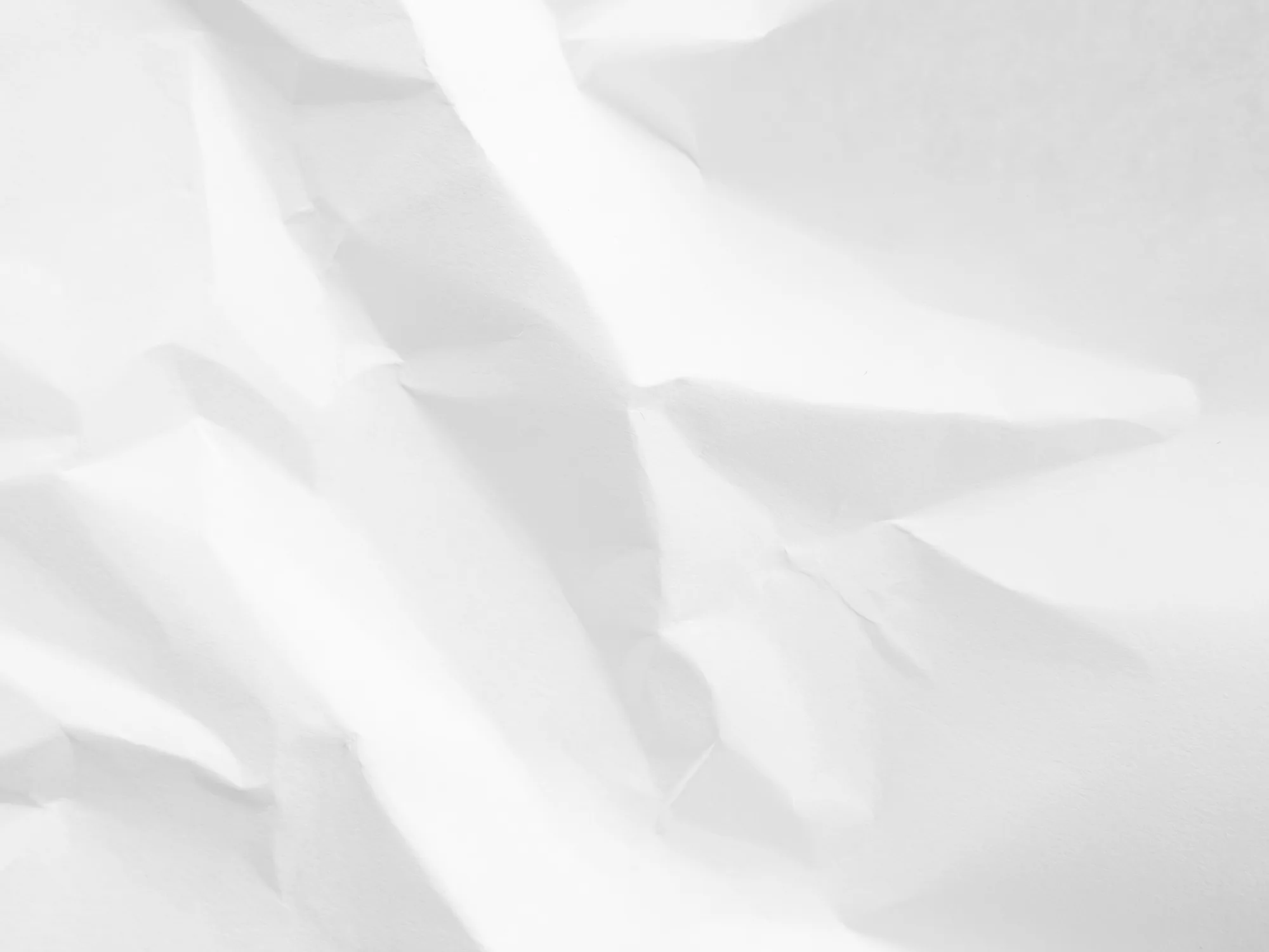 Paper crumpled abstract background white pattern